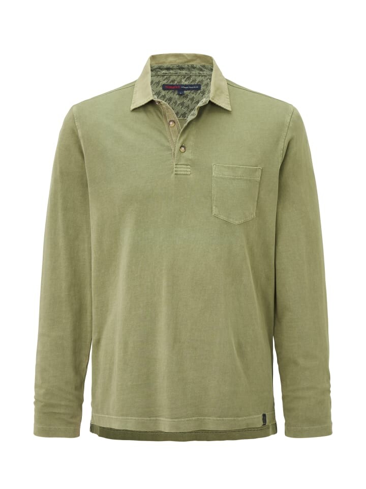 

Поло Paddock's Langarmshirt, цвет moos