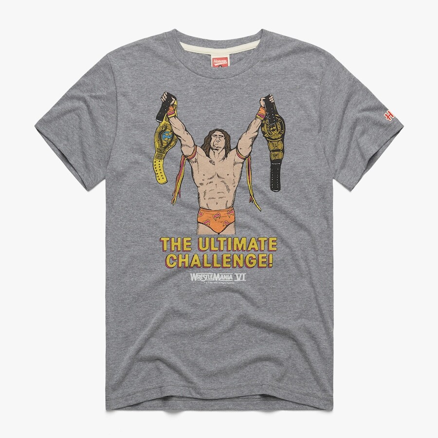 

Футболка с коротким рукавом Homage The Ultimate Warrior, серый
