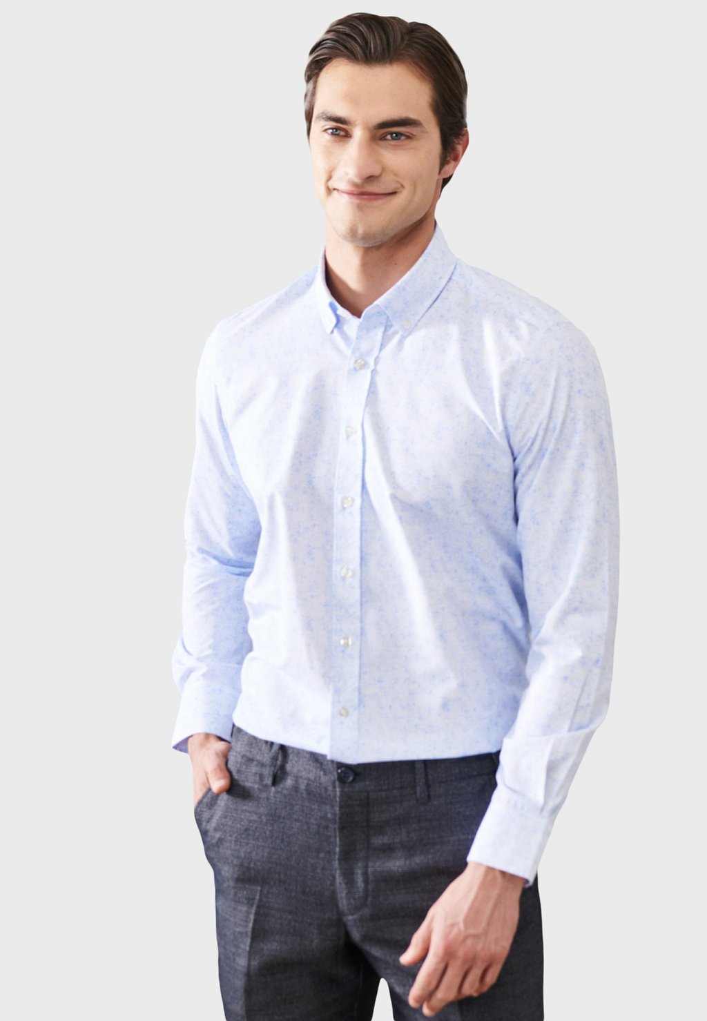 Рубашка SLIM FIT PRINTED AC&CO / ALTINYILDIZ CLASSICS, цвет Slim Fit Printed Shirt