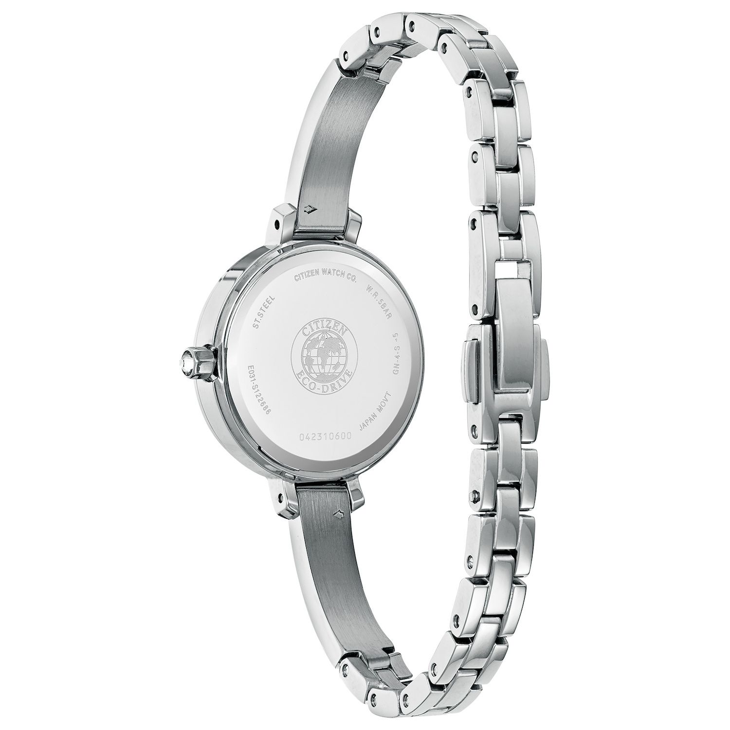 Женские часы Eco-Drive с кристаллами-браслетом Citizen