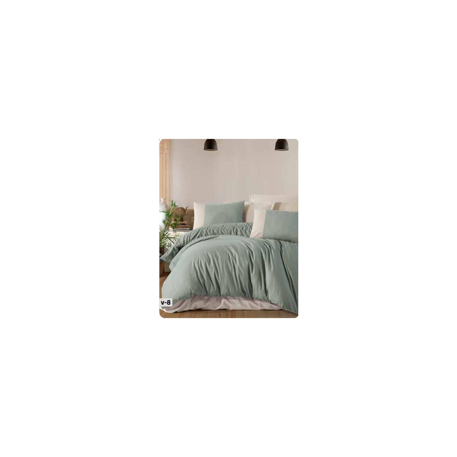 

Комплект постельного белья Clasy Ranforce Pure V8 Mint