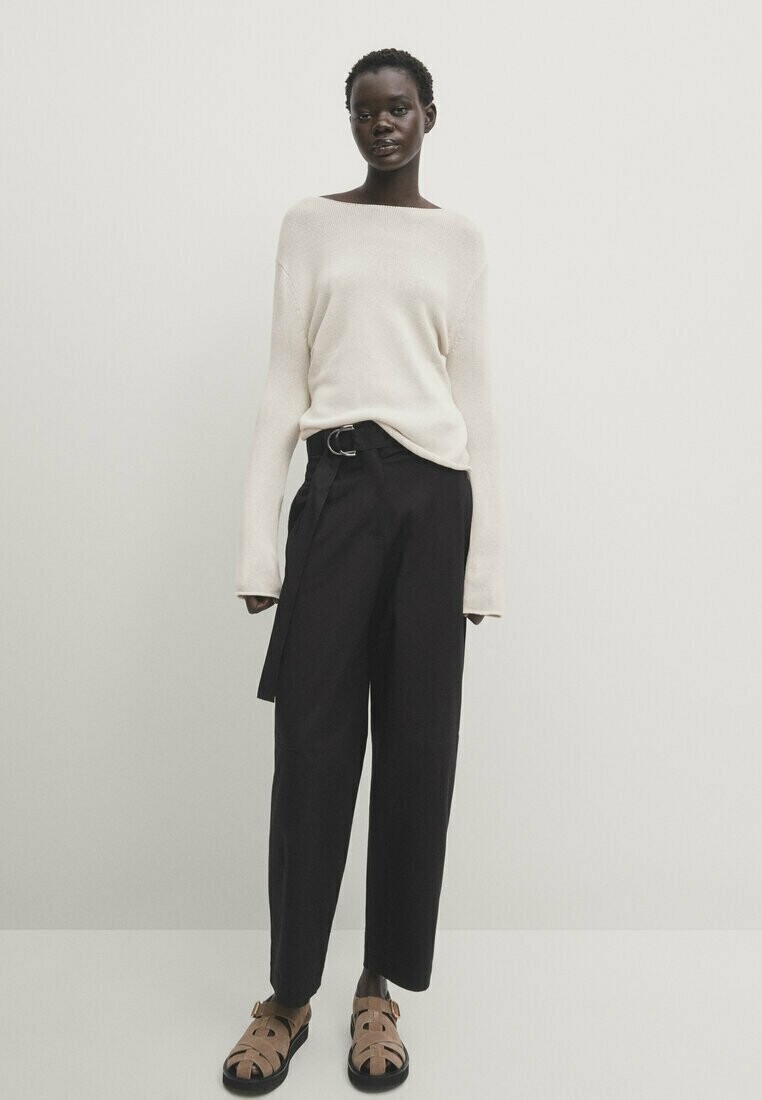 

Вязаный свитер Massimo Dutti, цвет beige