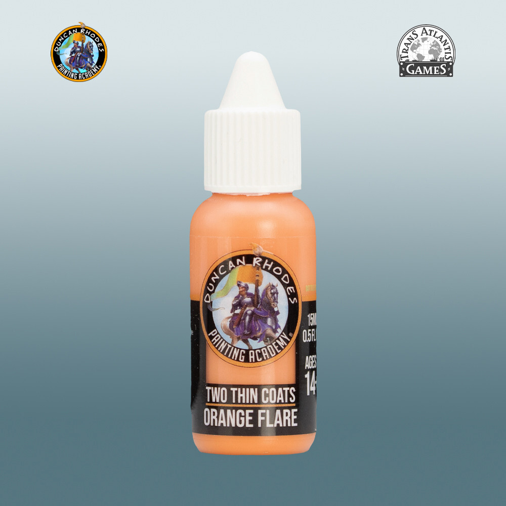

Аксессуары Duncan Rhodes Painting Academy Two Thin Coats: Orange Flare (15ml)