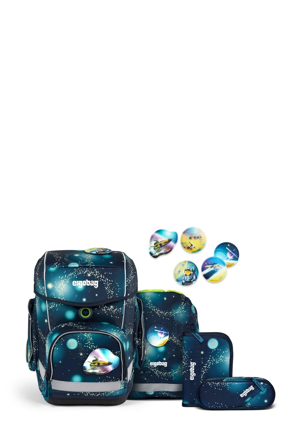 

Школьная сумка CUBO 5-TEILIG Ergobag, цвет dunkelblau