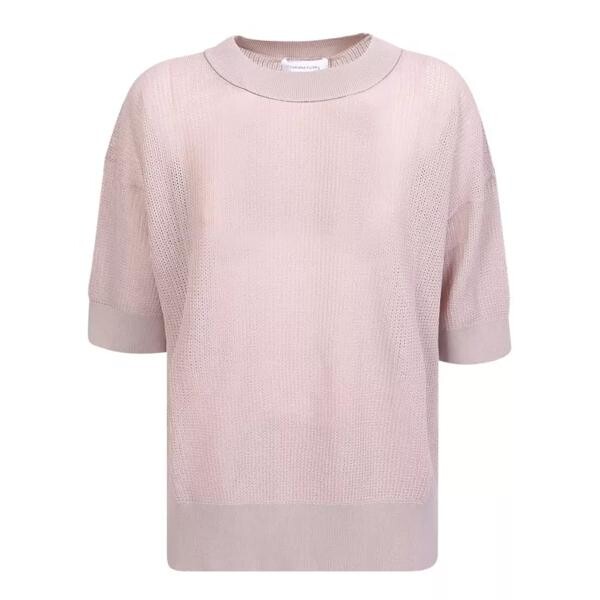 

Свитер organic cotton sweater Fabiana Filippi, розовый