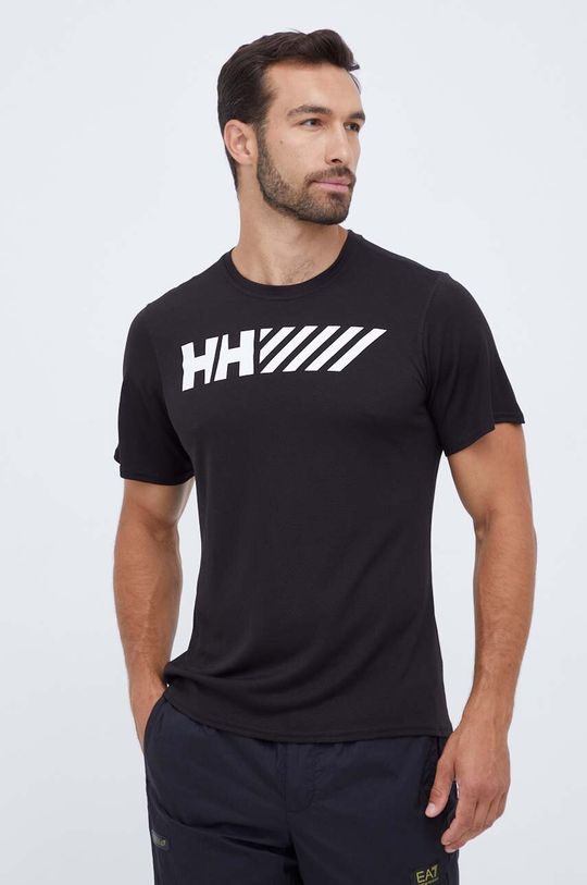 Спортивная футболка Lifa Tech Helly Hansen, черный футболка helly hansen helly hansen he012ewelrd0