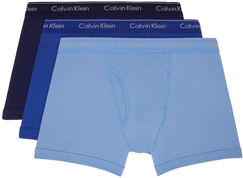 

Комплект из трех боксеров Calvin Klein Underwear, цвет Blue