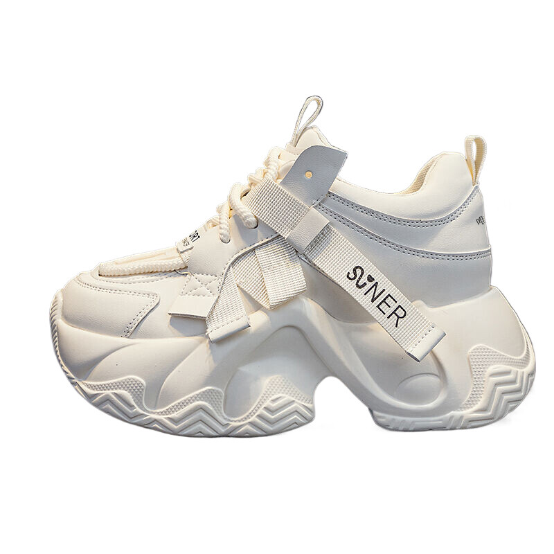 

Кроссовки The mystery of glamour Chunky Sneakers Women's Low-top, цвет Off White