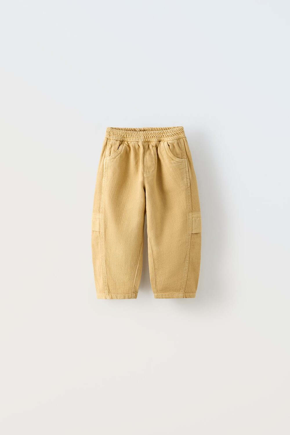 

Джинсы со швами ZARA, желтый