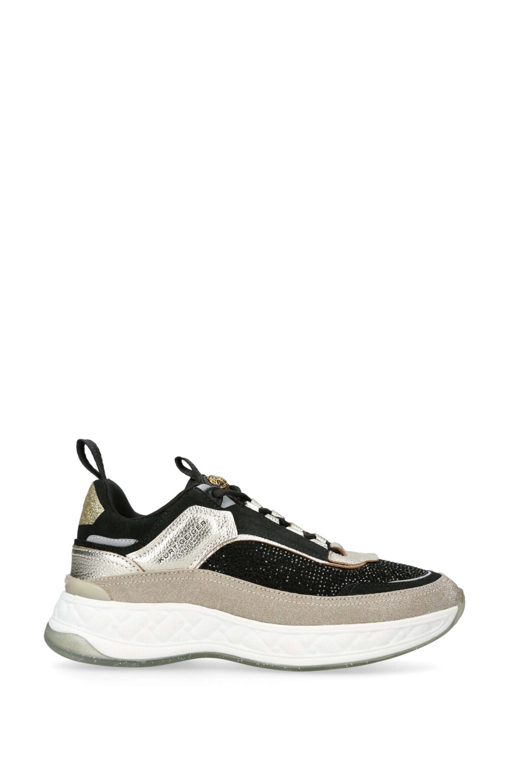 

Кроссовки Kensington с эффектом металлик Kurt Geiger London, черный