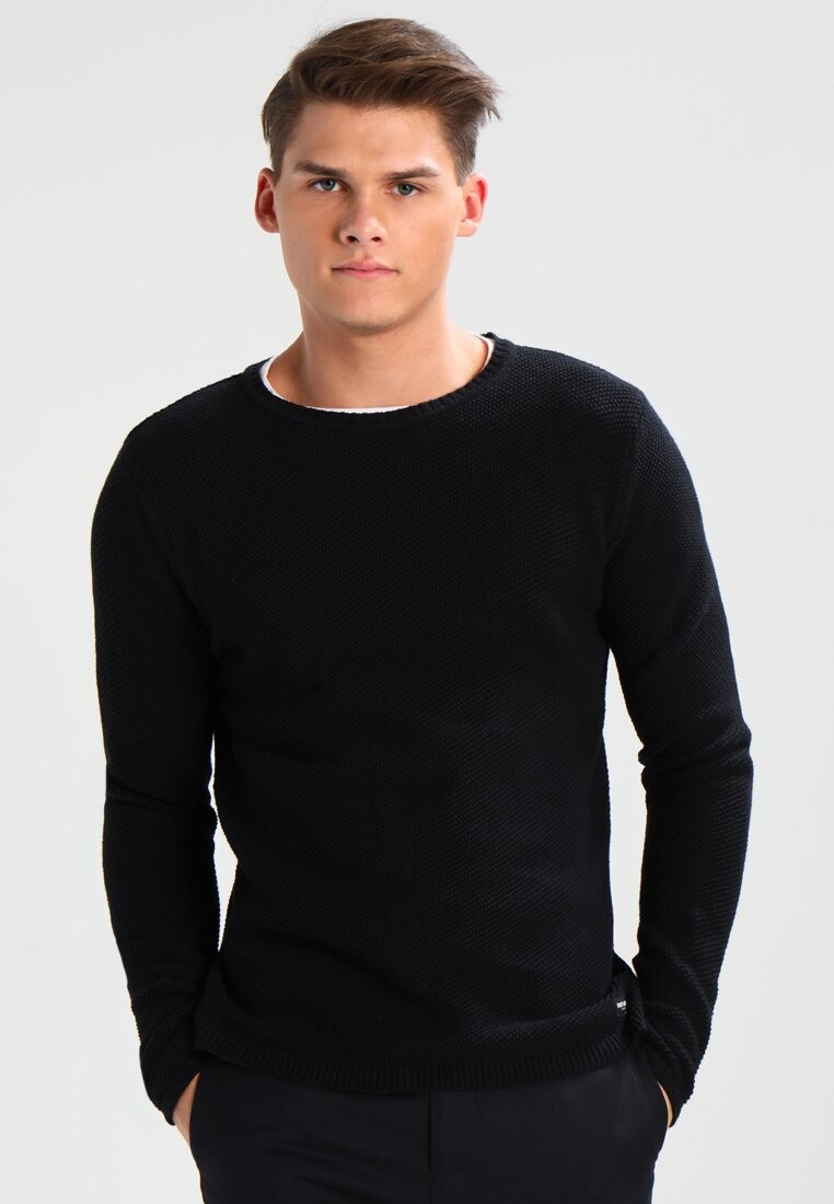 

Свитер Only & Sons Onsdan Structure Crew Neck, черный