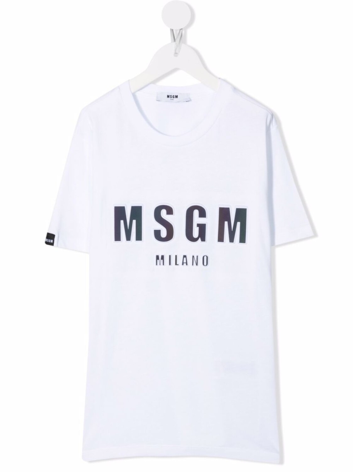 

MSGM Kids футболка с логотипом, белый