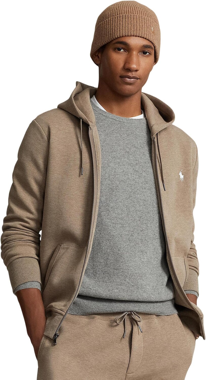 

Толстовка двойной вязки с молнией во всю длину Polo Ralph Lauren, цвет Cedar Heather