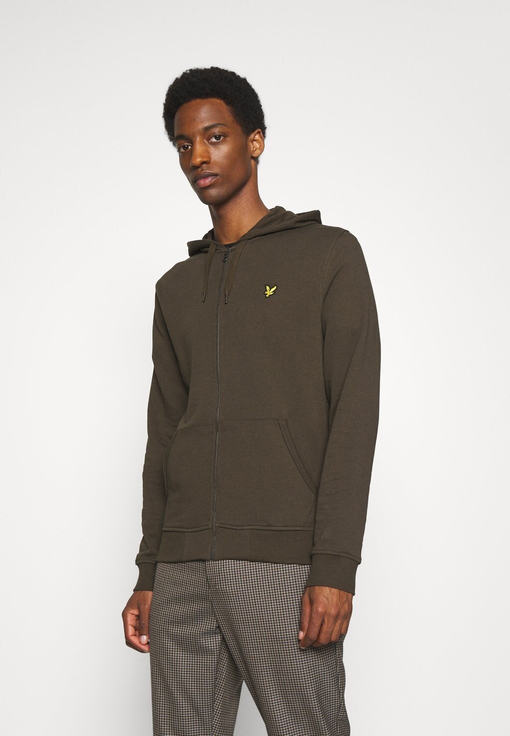 

Толстовка на молнии ZIP THROUGH HOODIE Lyle & Scott, оливковый, Зеленый