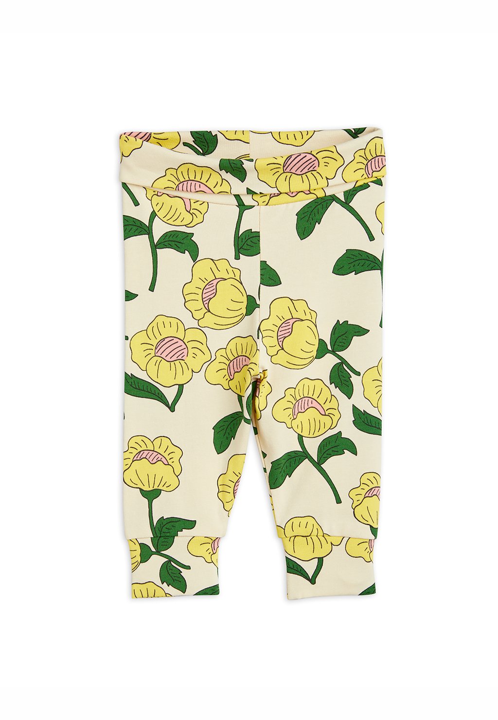 цена Леггинсы FLOWERS UNISEX Mini Rodini, цвет yellow