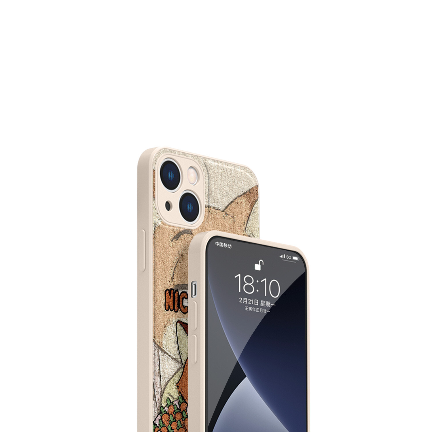 

Чехол для телефона Disney, DWCXYTYP417-Antique White Left