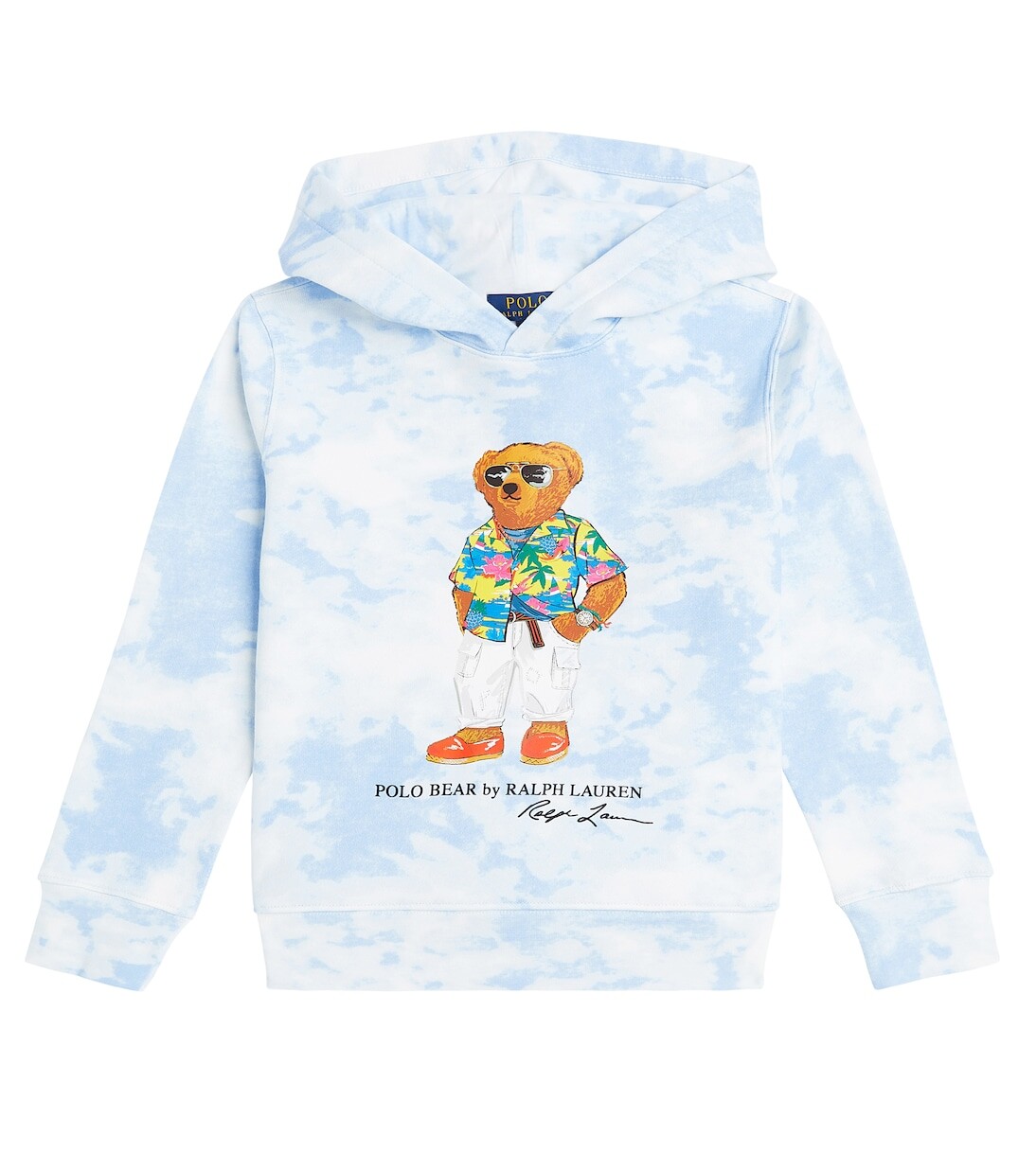 

Худи Polo Bear из хлопкового флиса Polo Ralph Lauren, синий