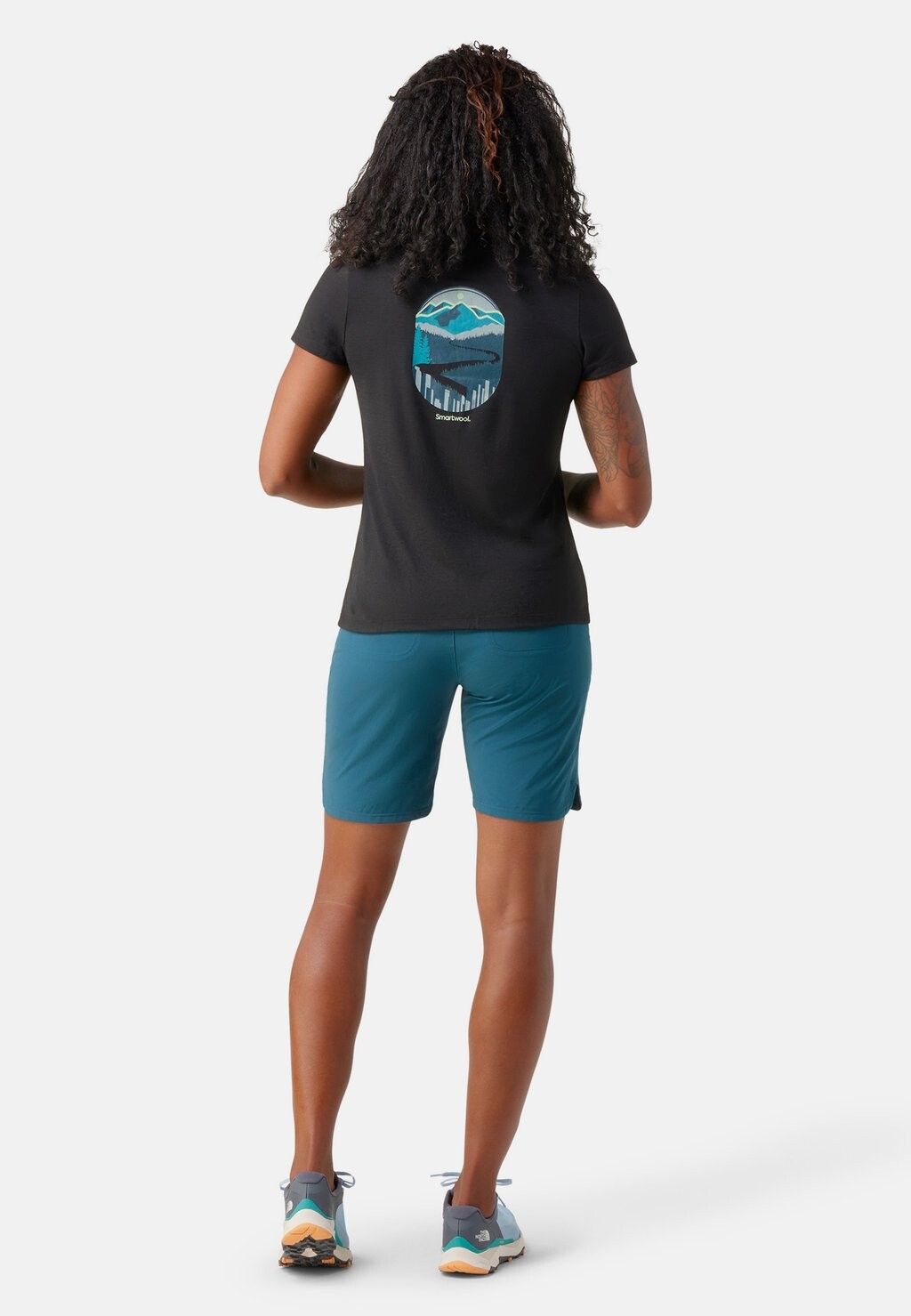 

Футболка с принтом DENVER SKYLINE GRAPHIC SHORT SLEEVE Smartwool, черный