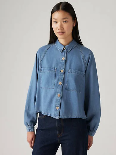 

Рубашка Тайла Levi's, цвет Bright Mid Stone - Medium Wash