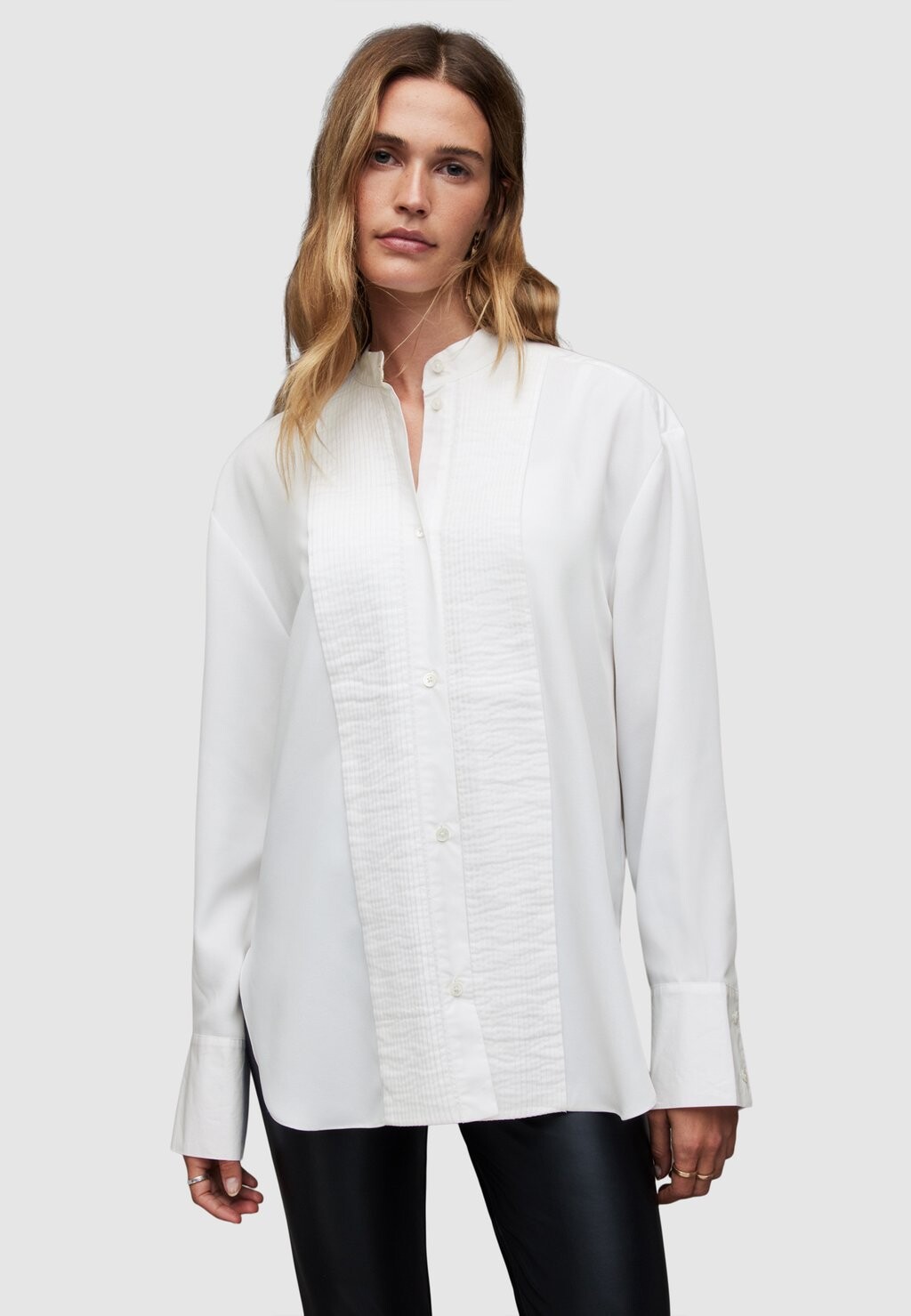 

Рубашка AllSaints МАЭ, цвет chalk white