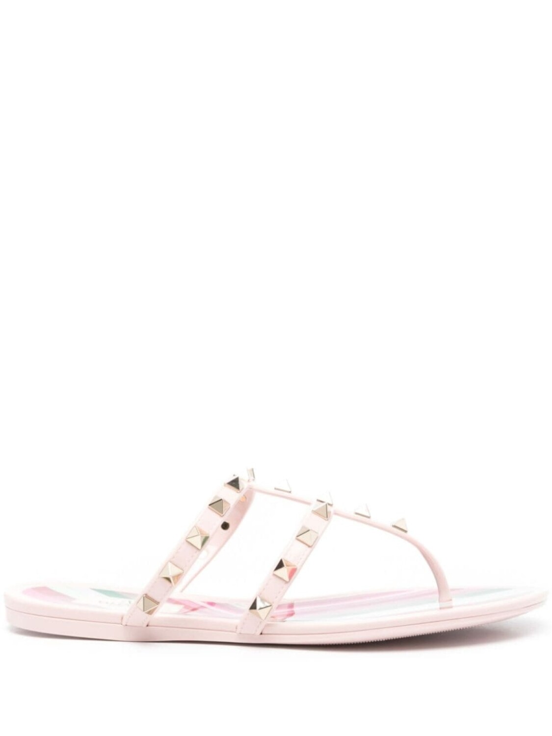 

Valentino Garavani шлепанцы Rockstud, розовый