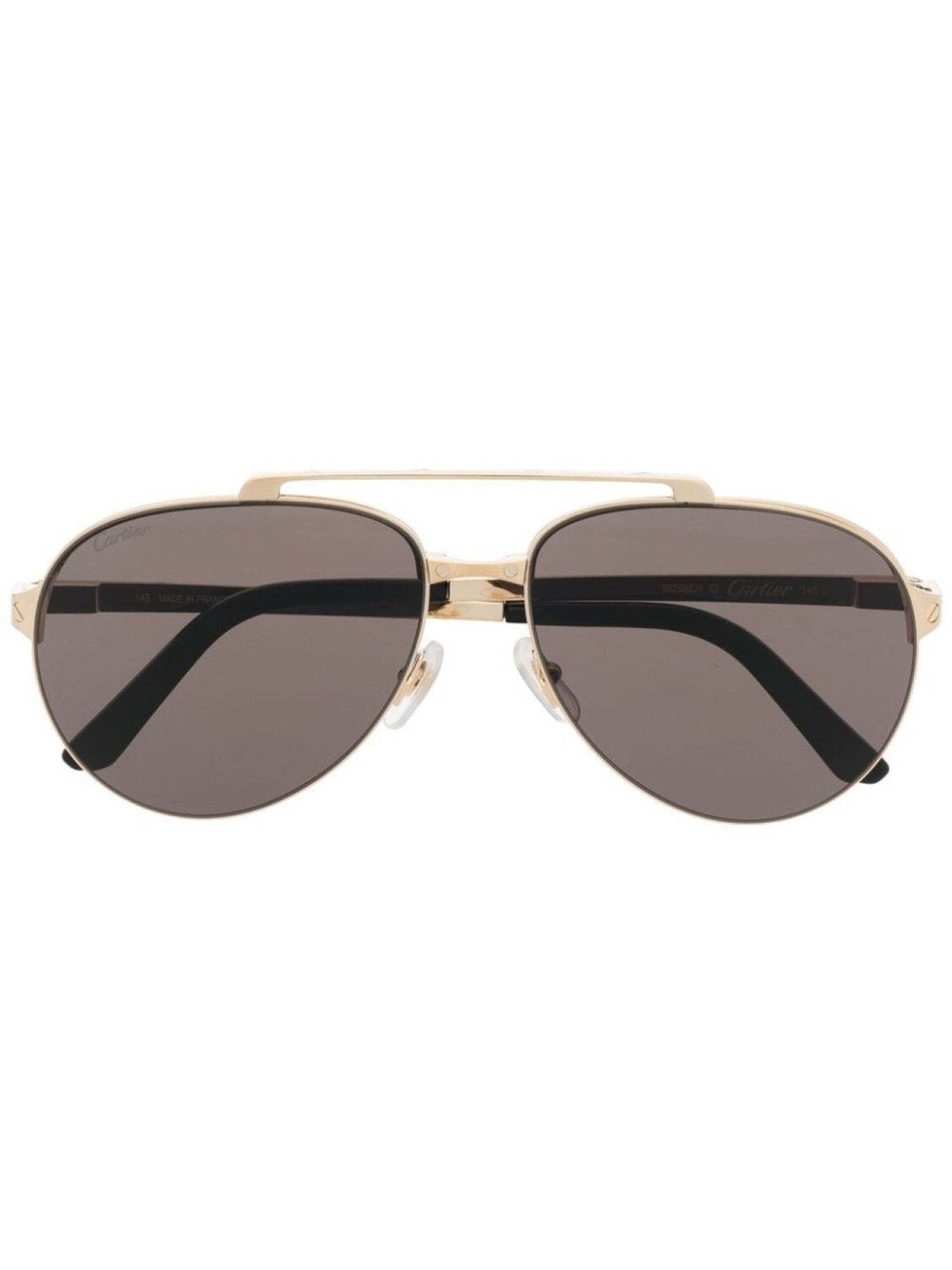 

Cartier Eyewear солнцезащитные очки Santos de Cartier, золотой