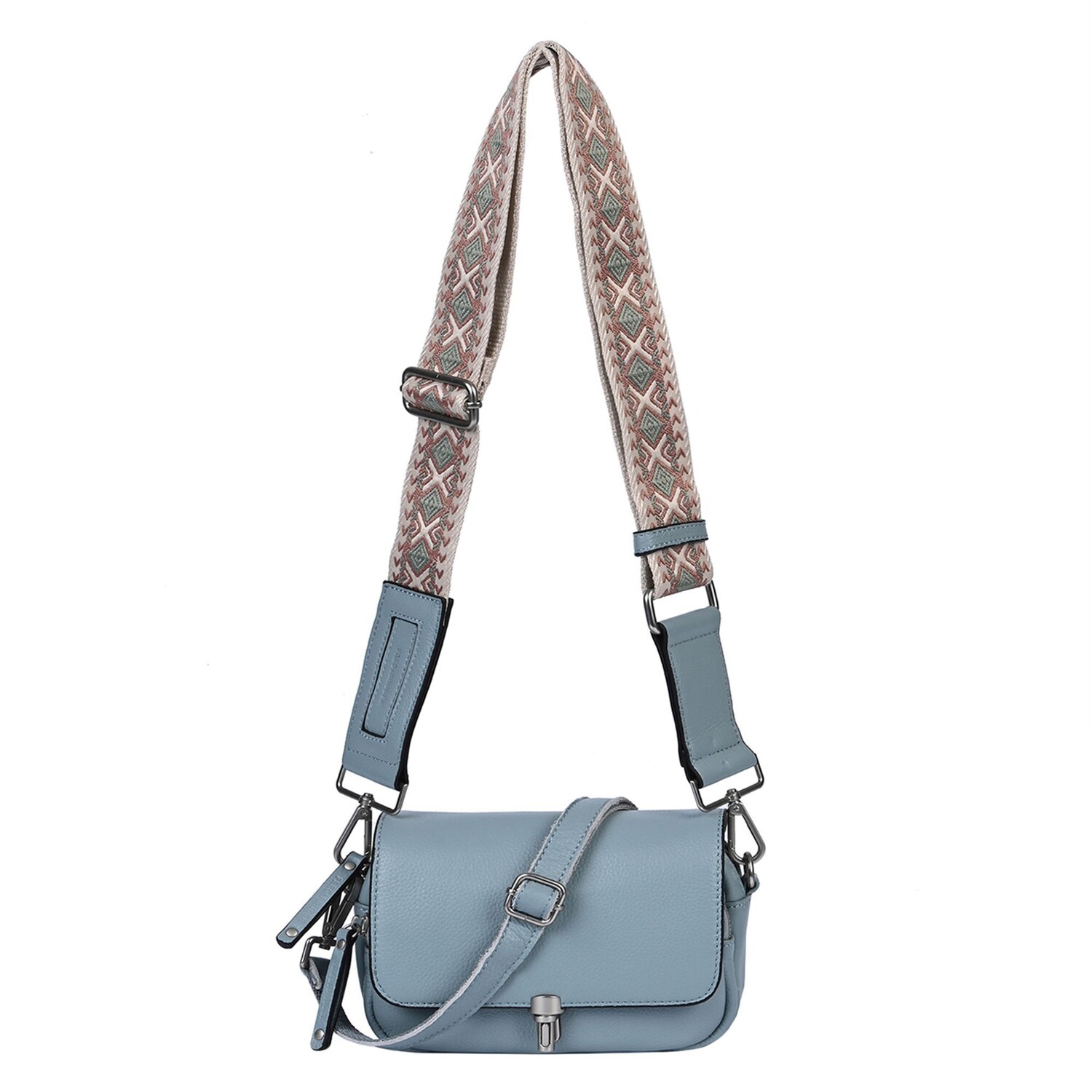 

Сумка через плечо FREDs BRUDER Sha Na Na Umhängetasche Leder 20 см, цвет dusty blue