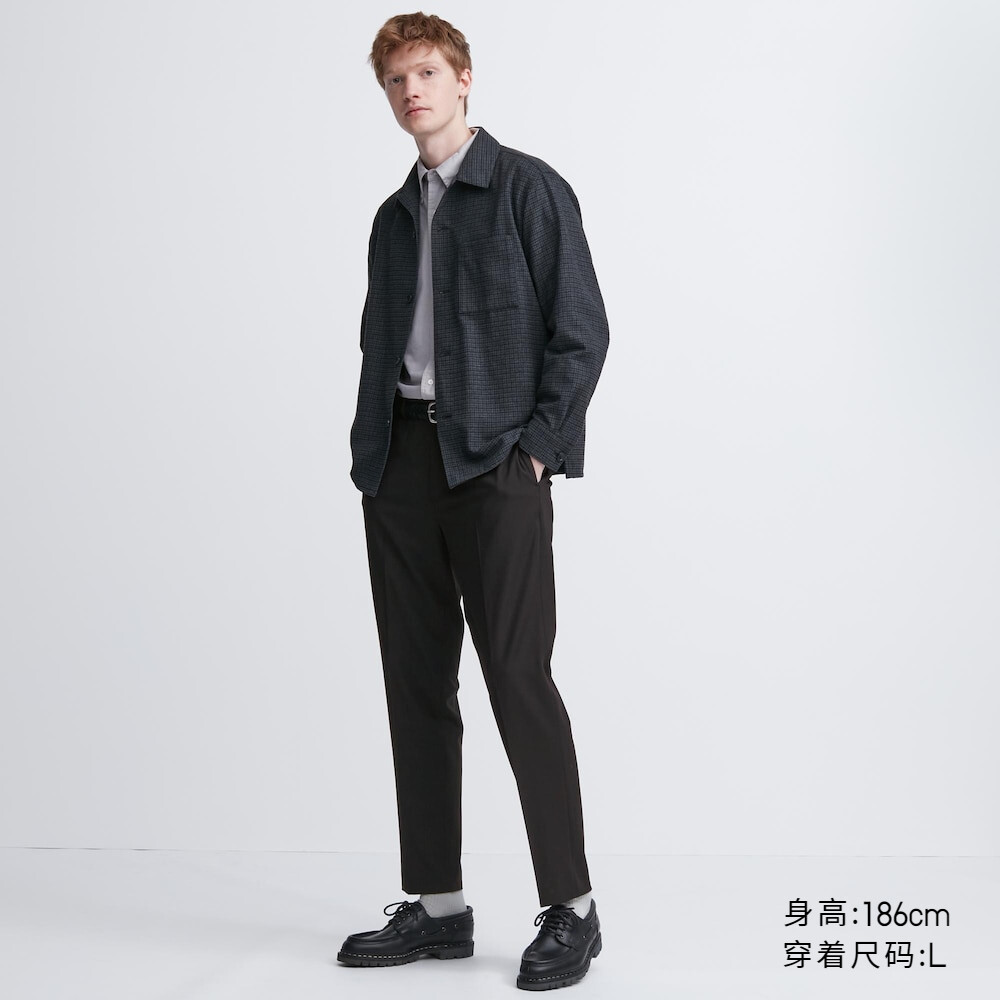 

Брюки Uniqlo эластичные повседневные, черный