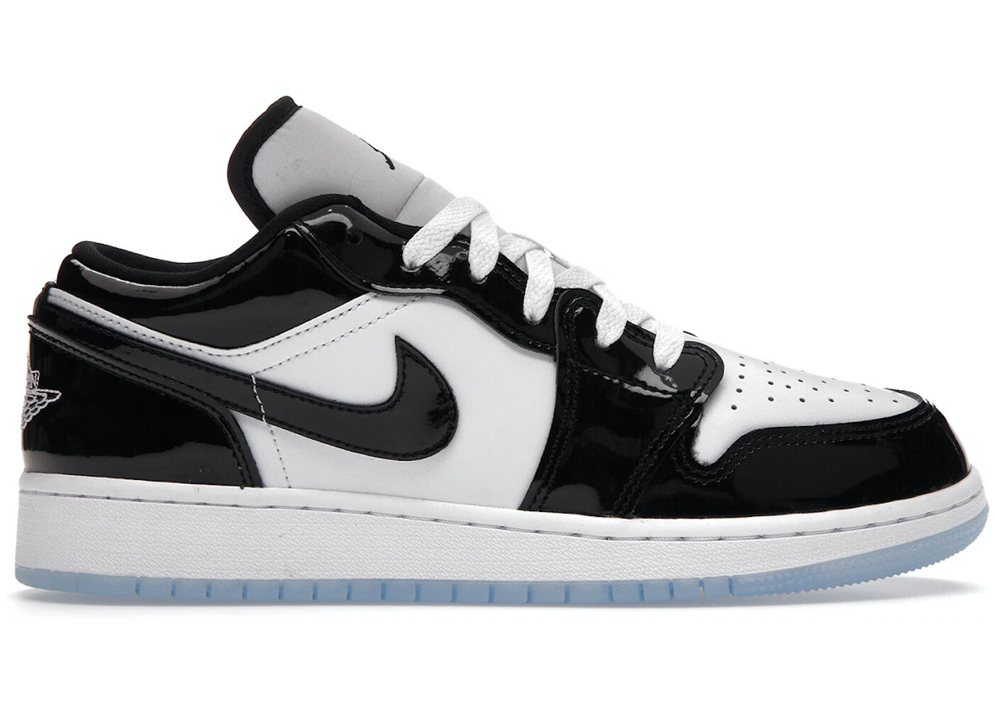 

Кроссовки подростковые Nike Air Jordan 1 Low SE Concord, белый / черный