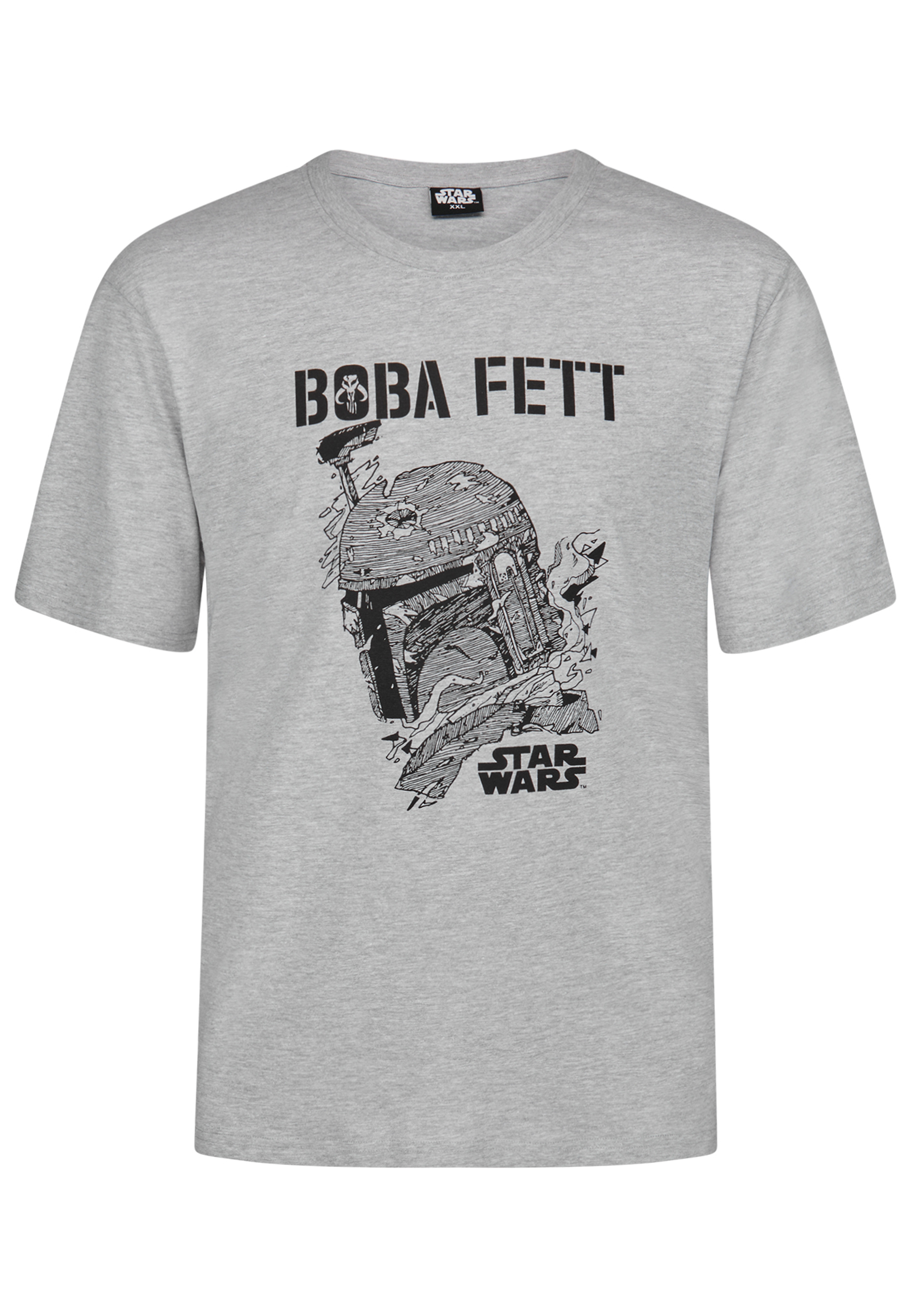 Футболка Star Wars kurzarm Star Wars Boba Fett, серый