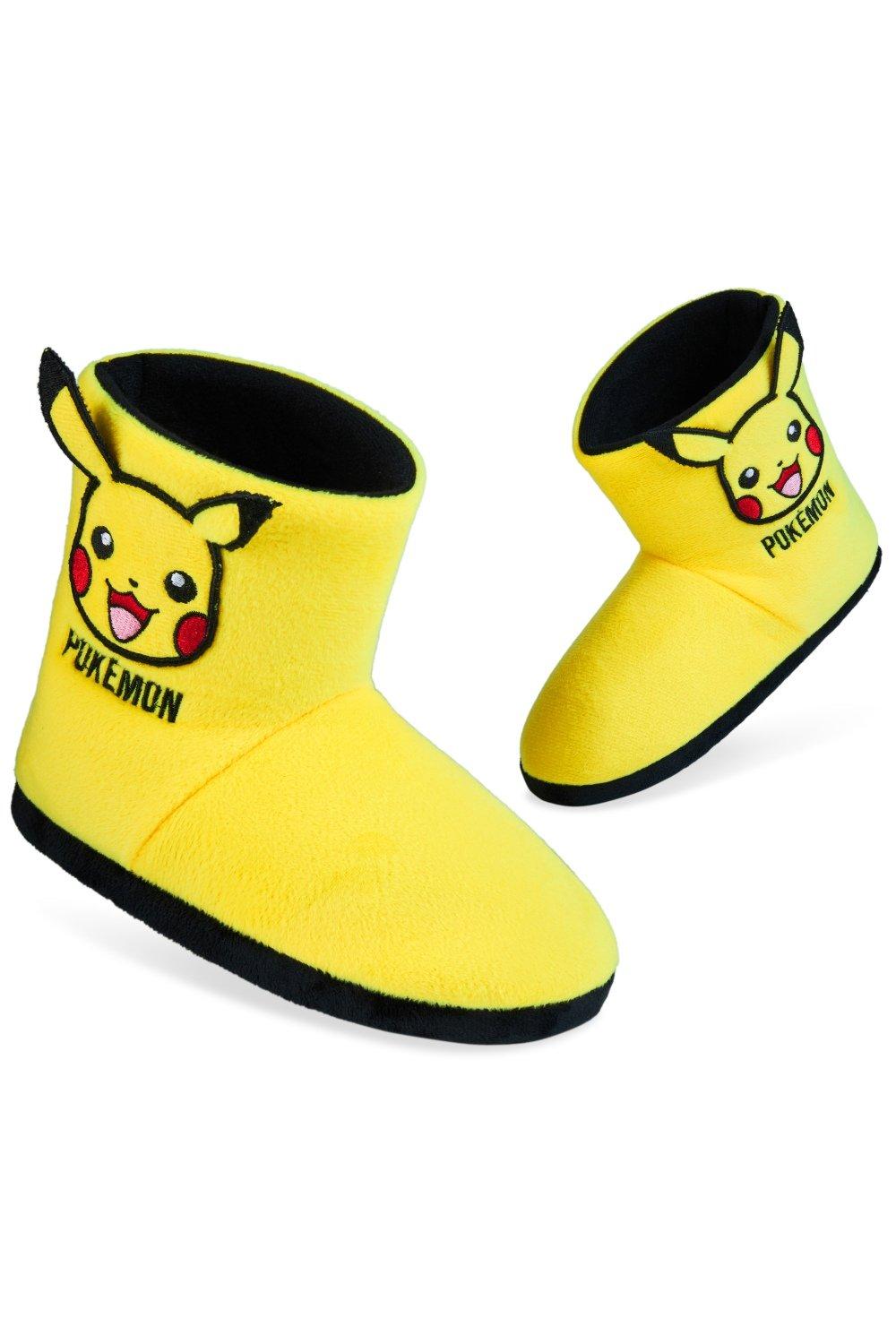 цена 3D тапочки-ботинки Pokemon, желтый