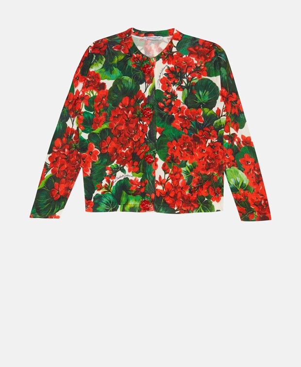 

Шелковый кардиган Dolce & Gabbana, бордо