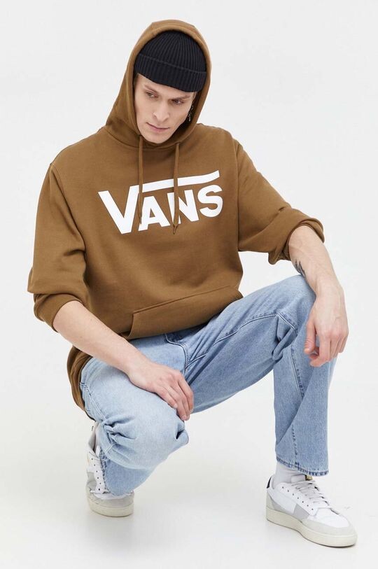 

Хлопковая толстовка Vans, зеленый