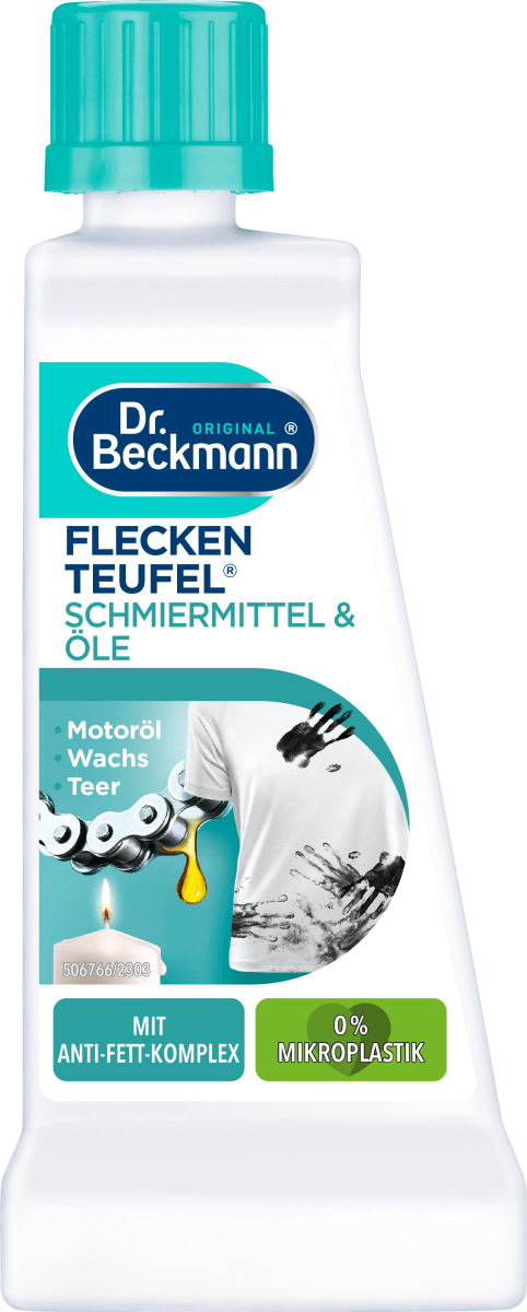 Пятновыводитель Fleckenteufel Lubricant Масла 50мл Dr. Beckmann эксперт пятновыводитель dr beckmann жиры и соусы 50 мл