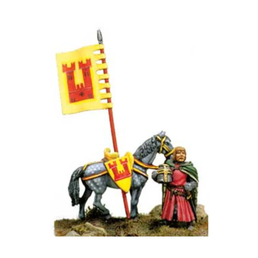 

Спешенный рыцарь с лошадью, Historical Miniatures - Medieval - Citizens (28mm) (Mirliton SG)