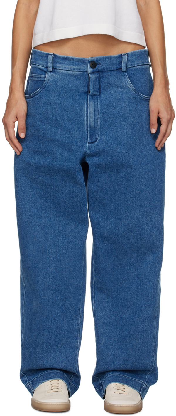 Джинсы прямого кроя цвета индиго Cordera джинсы прямого кроя до щиколотки spanx индиго