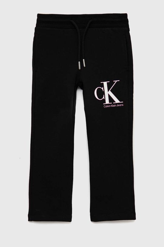 Детские спортивные штаны Calvin Klein Jeans, черный спортивные штаны inludvig indicode jeans цвет thyme
