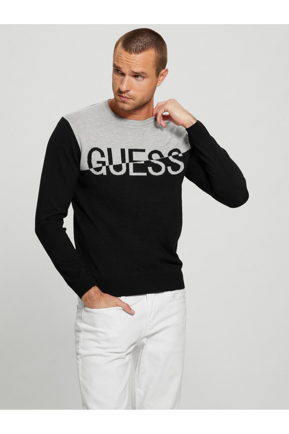 

Alex Мужской трикотаж Guess, черный
