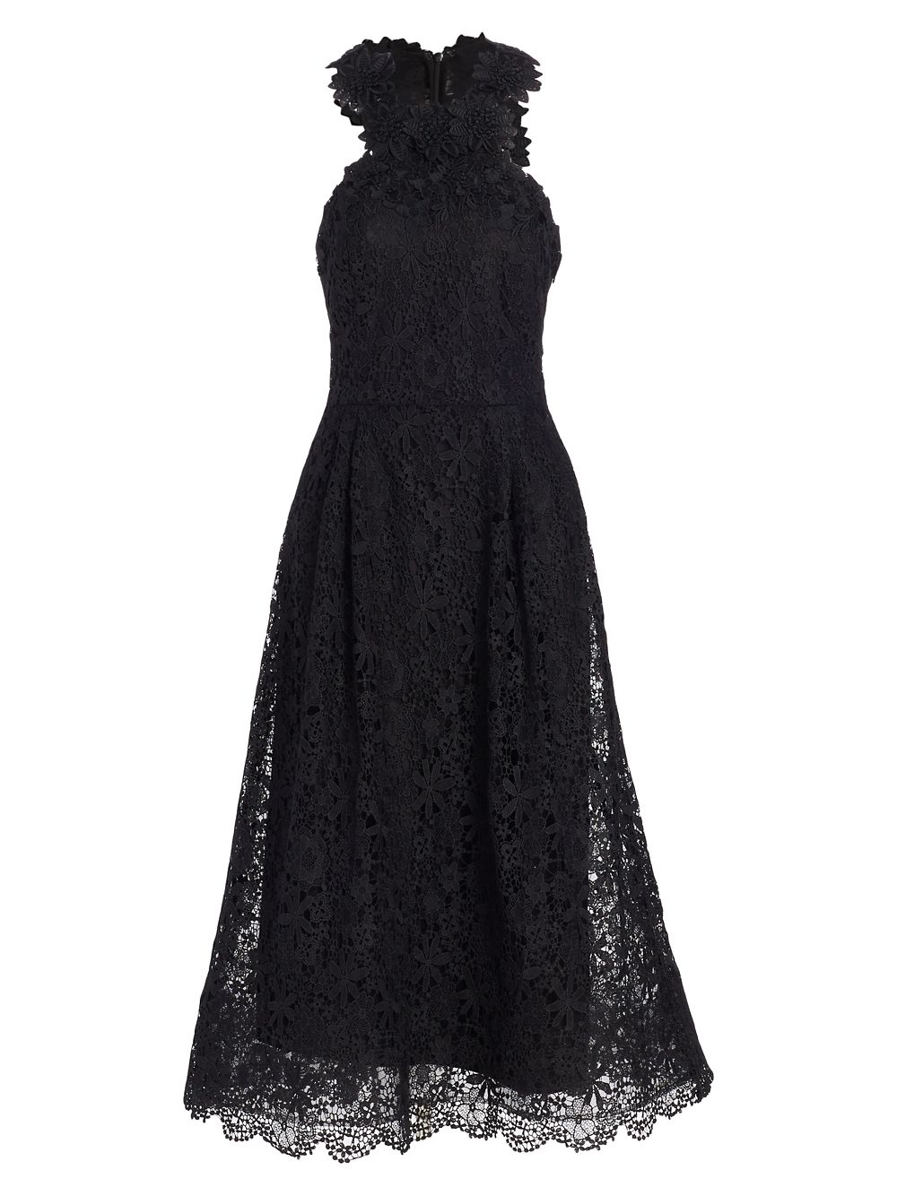 Коктейльное платье без рукавов с вышивкой Teri Jon by Rickie Freeman, черный коктейльное платье с цветочной вышивкой teri jon by rickie freeman черный
