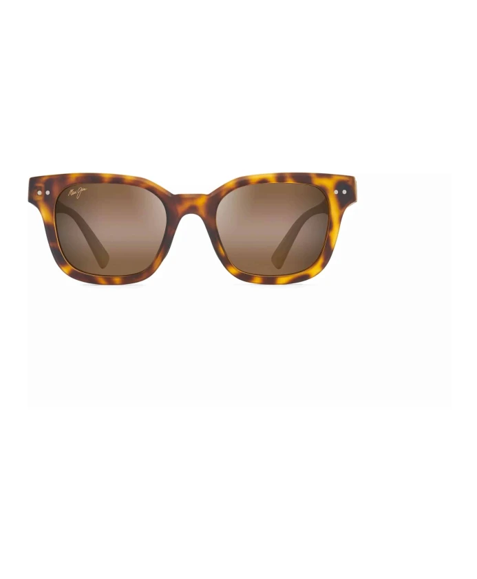Стильные солнцезащитные очки для отдыха на берегу Maui Jim, коричневый