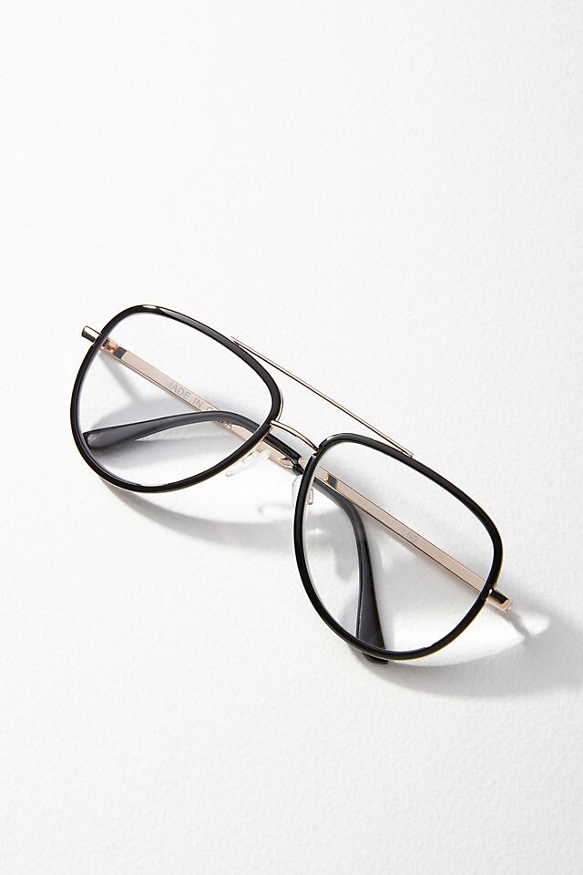 

Очки Aviator Anthropologie, черный