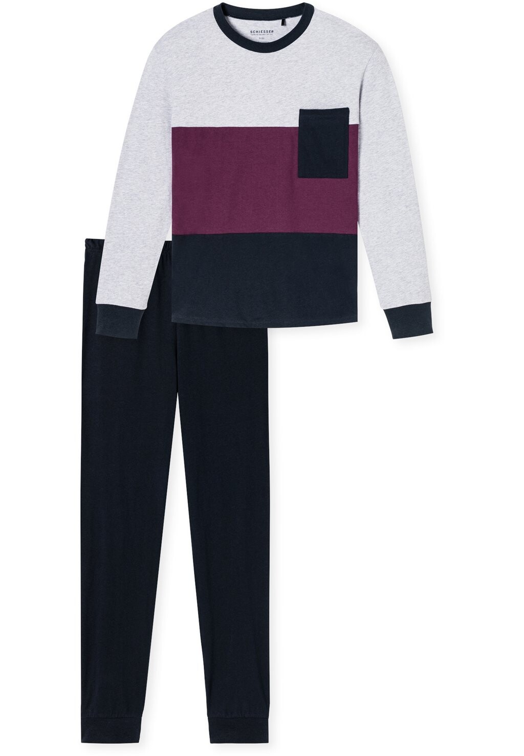 

Комплект одежды для сна SET Schiesser, цвет grau mel