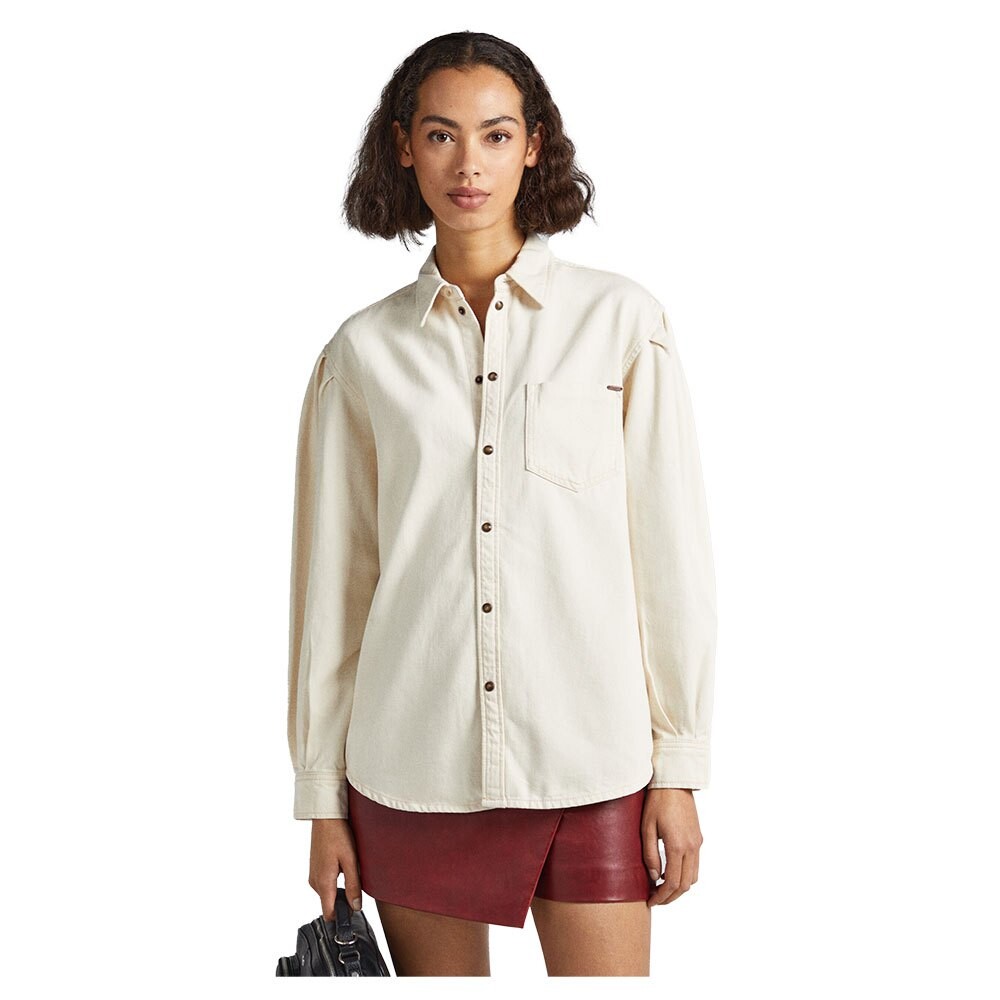 

Рубашка с длинным рукавом Pepe Jeans Kiara, бежевый