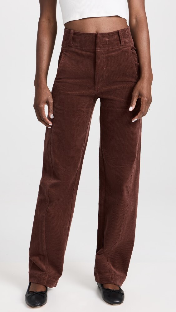 

Брюки Apiece Apart Meridian Corduroy, коричневый