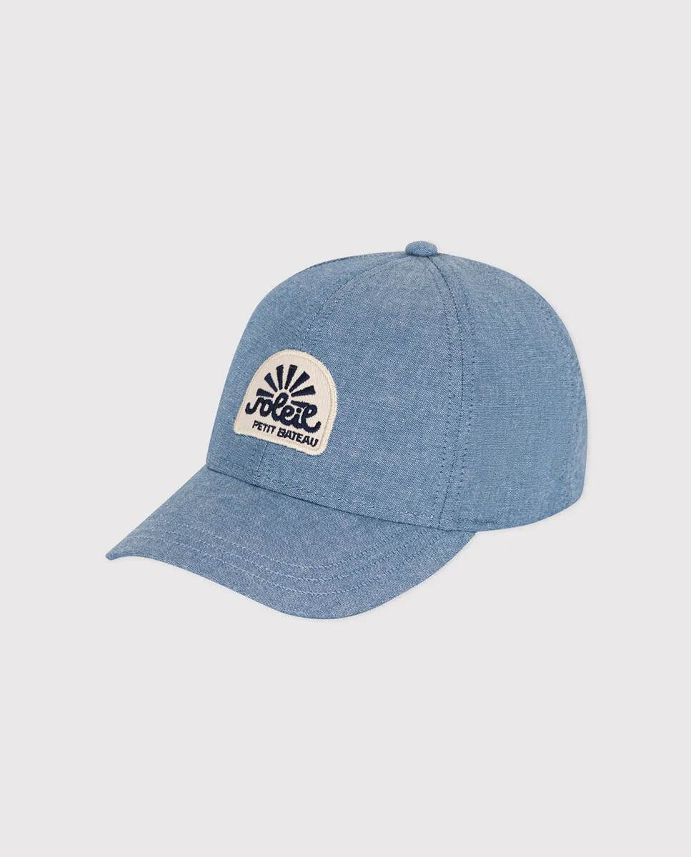 

Детское хлопковое боди и комбинезон Petit Bateau, синий