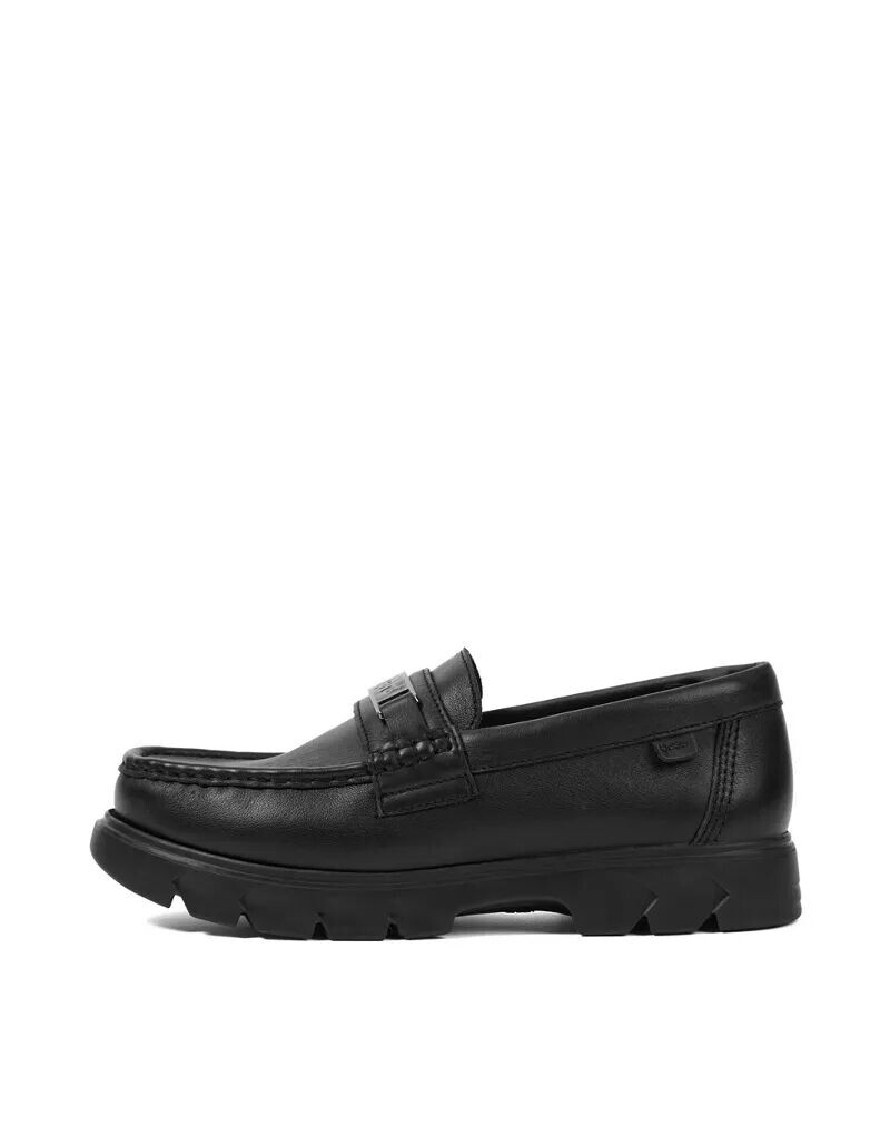 

Черные кожаные лоферы Kickers Lennon