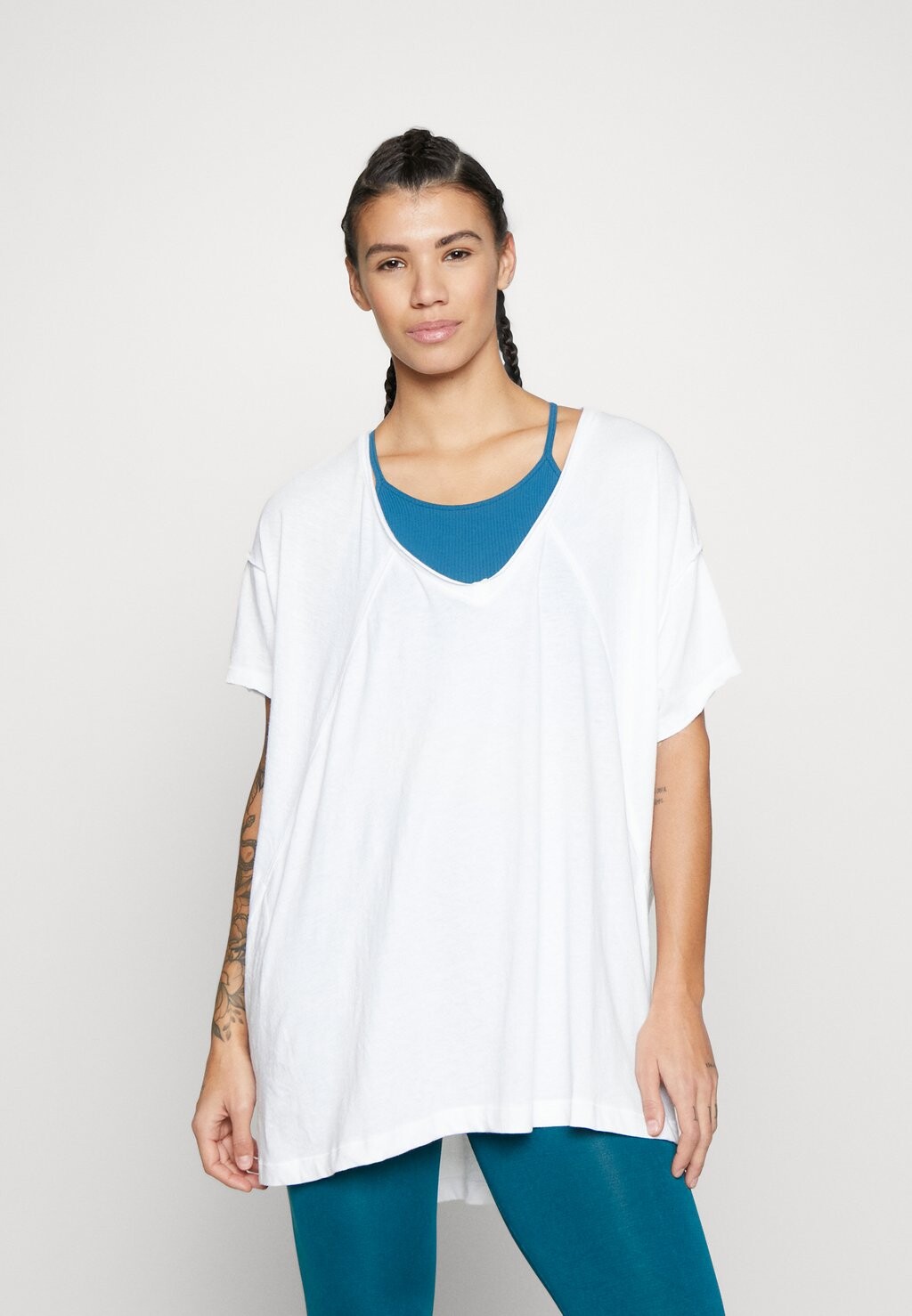 

Футболка с принтом Free People, белый