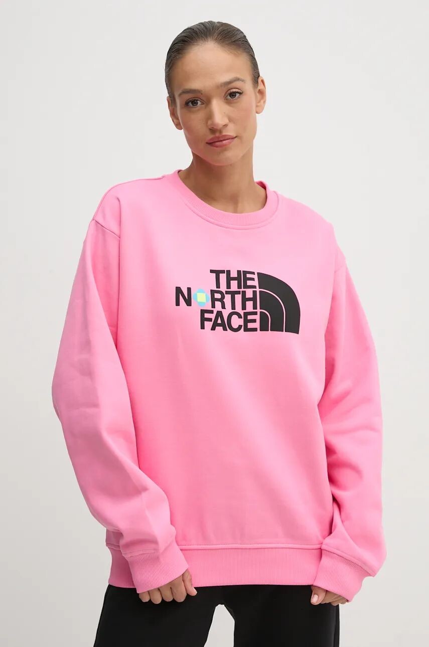 

Хлопковая толстовка The North Face TNF x Yinka Ilori, розовый