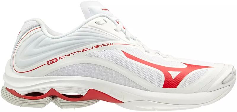 Женские волейбольные кроссовки Mizuno Wave Lightning Z6, белый/красный кроссовки женские gsd urban wave w белый