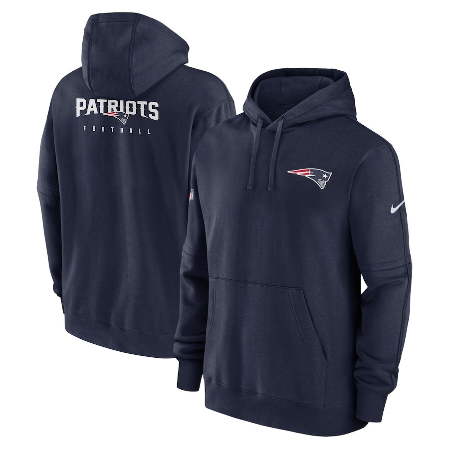 

Пуловер с капюшоном Nike New England Patriots, нави